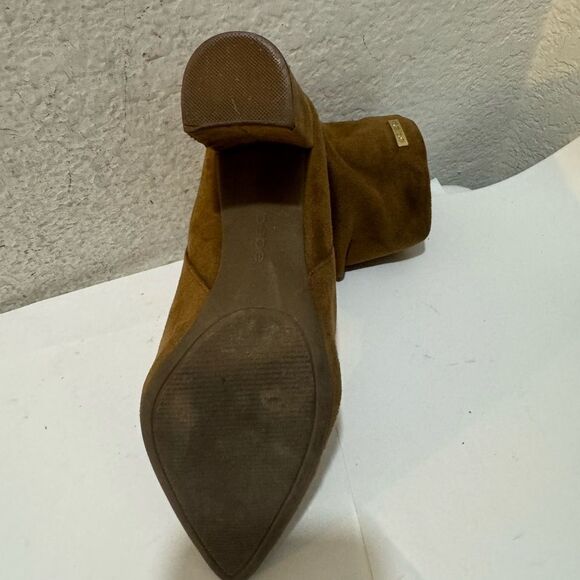 Bebe Savita Tan Dressy Block Heel Boot Shoes - Picture 9 of 12